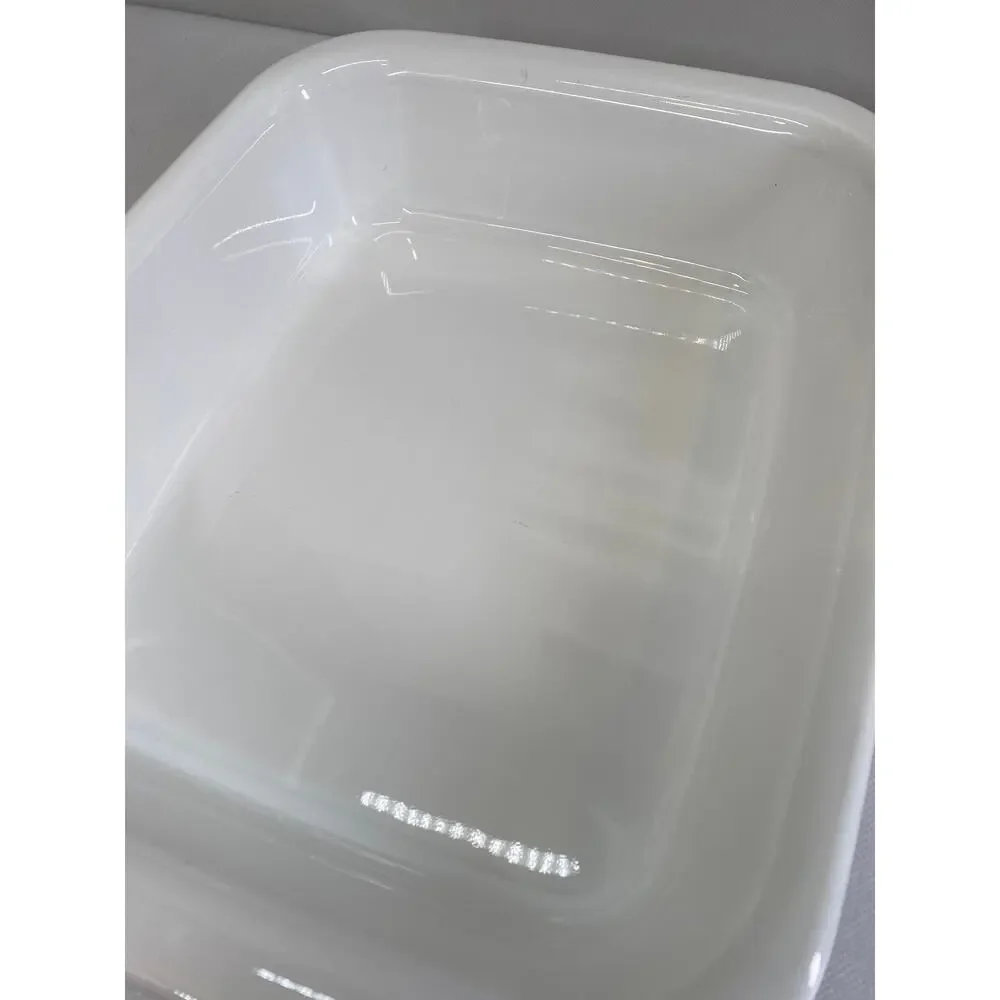 Vintage Corning Ware Just White A-18 Rectangular Casserole Dish